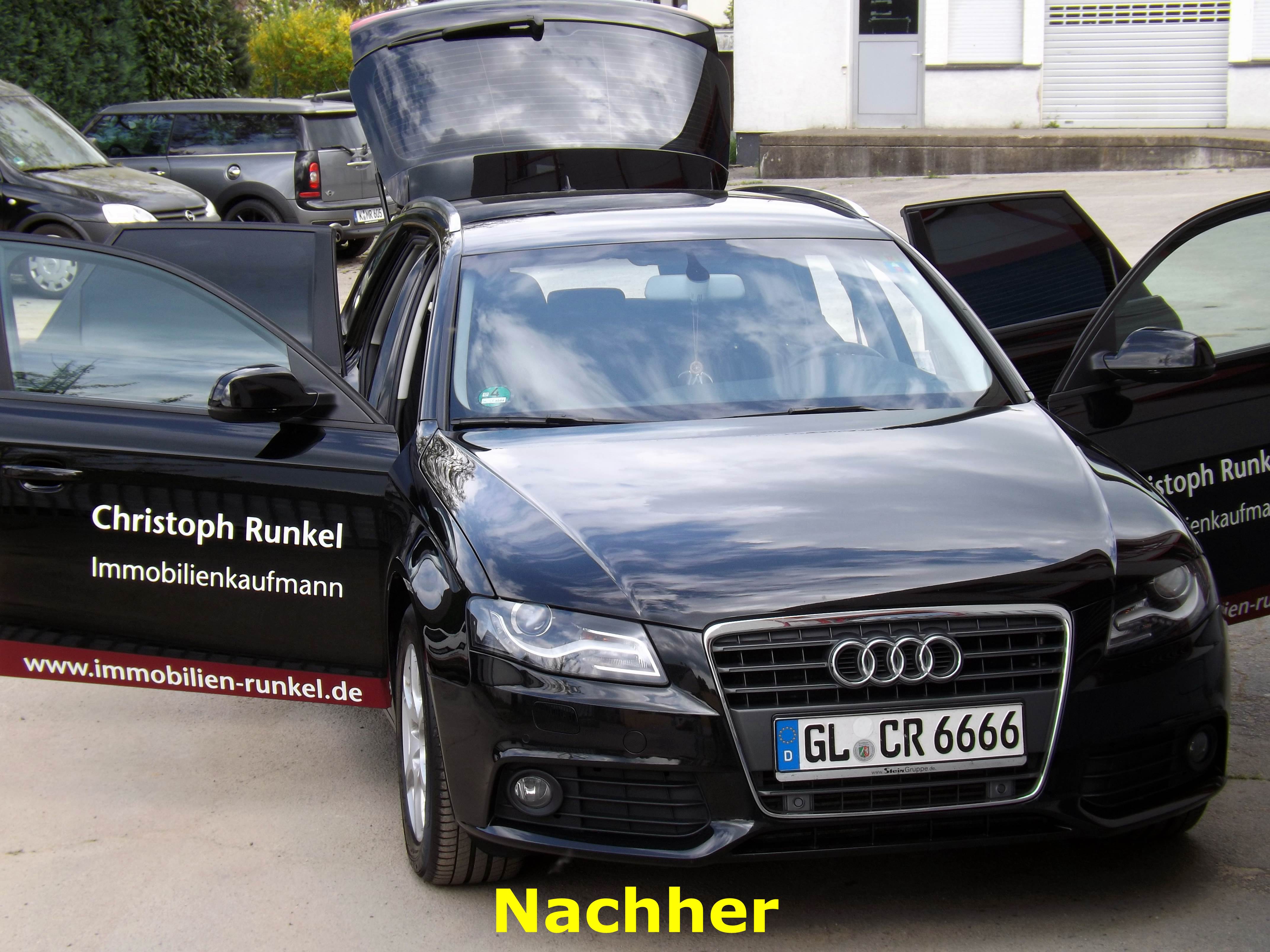 Audi vor und nach der Aufbereitung