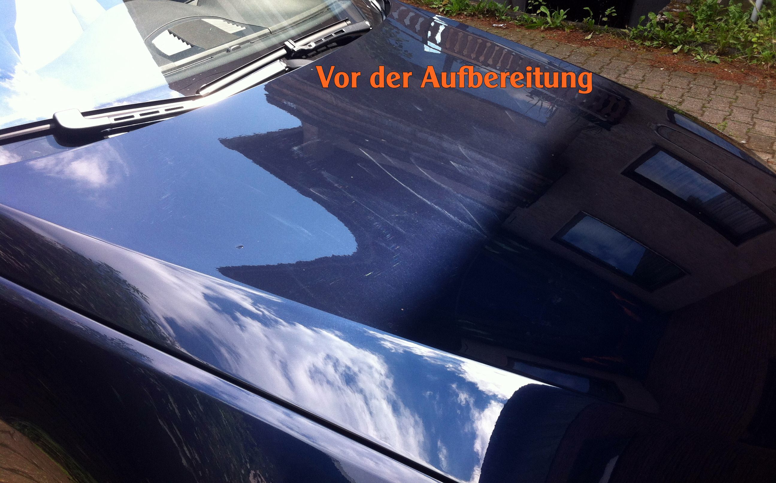 Leasingfahrzeug Lack vor Aufbereitung durch ADRM.eu in Bergisch Gladbach