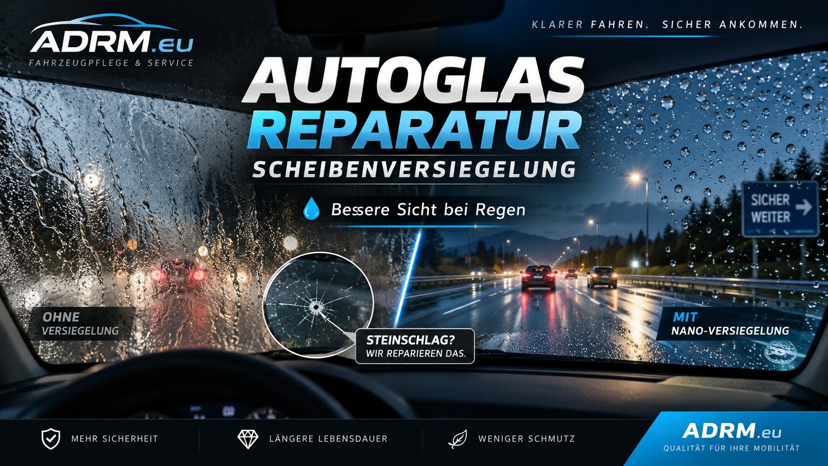 Video: Autoglas & Steinschlag ansehen