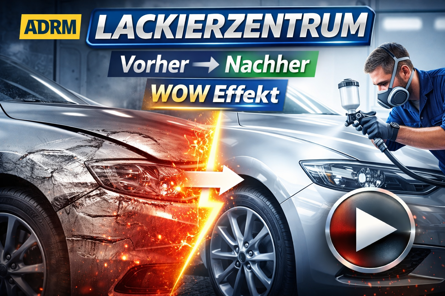 Video: ADRM Fahrzeuglackiererei | Lackierzentrum ansehen